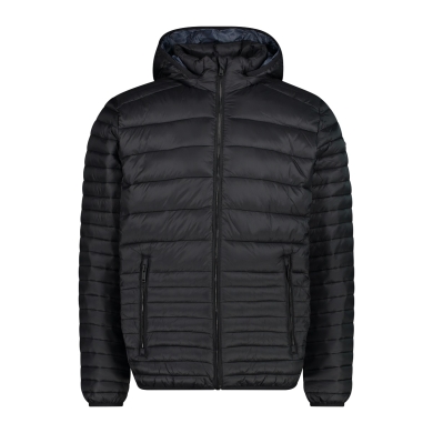 CMP quilted jacket with hood and 3M Thinsulate padding black men